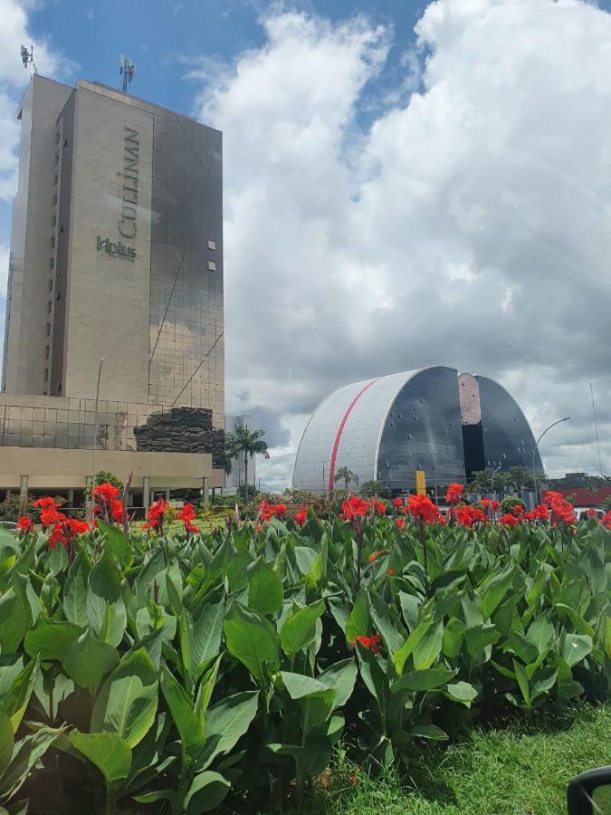 Cullinan Brasilia Flat Particular Em Hotel Junto Ao Shopping - Sem Cafe Bagian luar foto